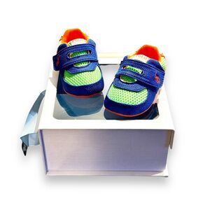 Polo Ralph Lauren Infant/Toddler Blue Green Orange Sole New With Box
